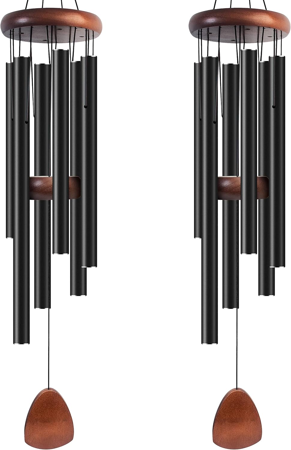 Wind Chimes for Outside, 37.5 inch Large Metal Wind Chimes Outdoor (2 Pack)