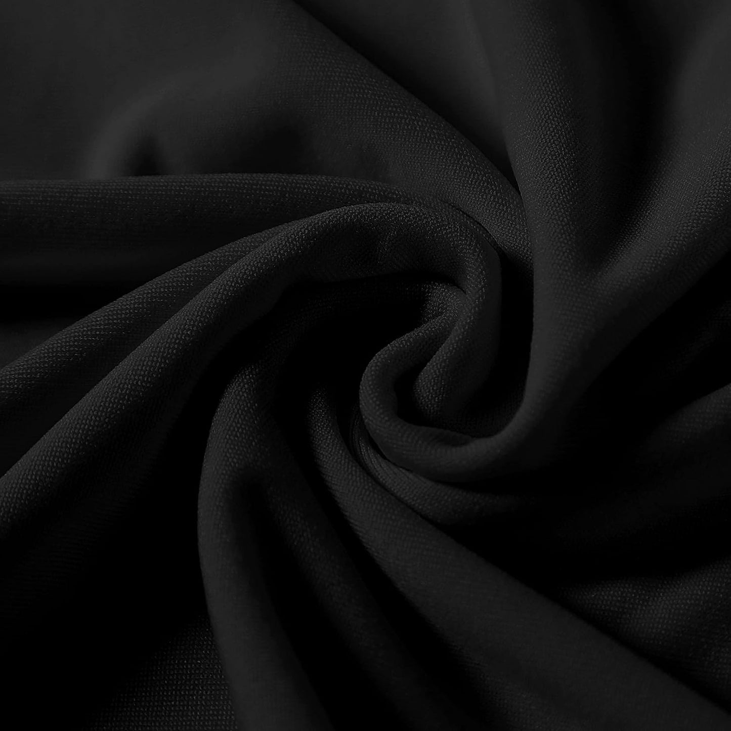 Spandex Chair Covers, 25PCS, Washable Protector for Living Room, Party, Banquet, Wedding, Hotel (Black)