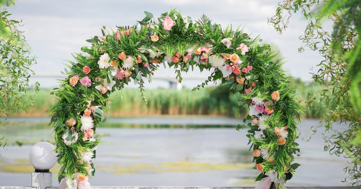 RECUTMS 4pcs Ferns Garland 6 FT Ivy Vines Fake Plant Artificial Hanging Plant Faux Boston Ferns Greenery Leaves Fake Vines for Outdoor Indoor Home Garden Decoration Party Table Wall Decoration(Green)