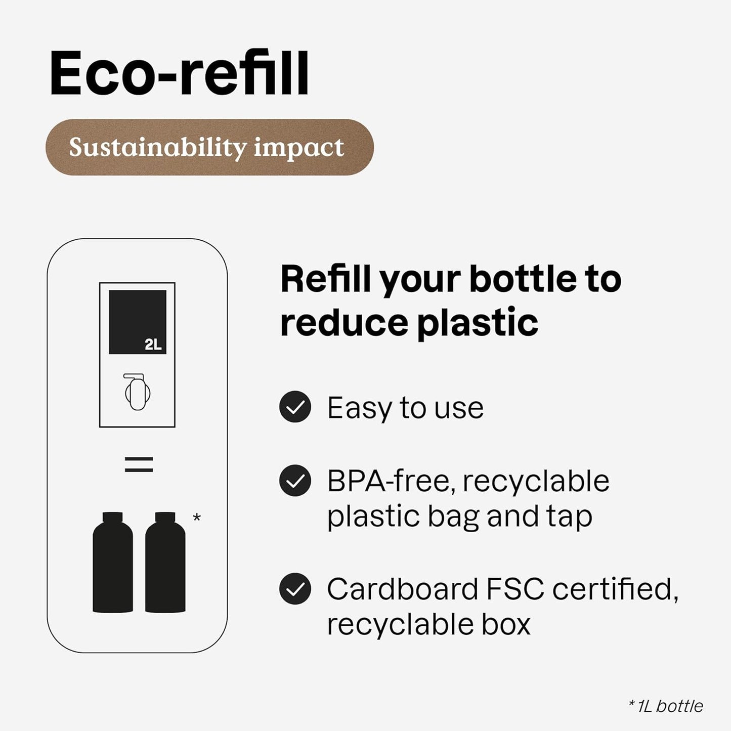 ATTITUDE Fabric Softener with Essential Oils, Vegan, Plant and Mineral-Based Ingredients, HE, Refillable Aluminum Bottle, 40 Loads, Geranium and Lemongrass, 33.8 Fl Oz