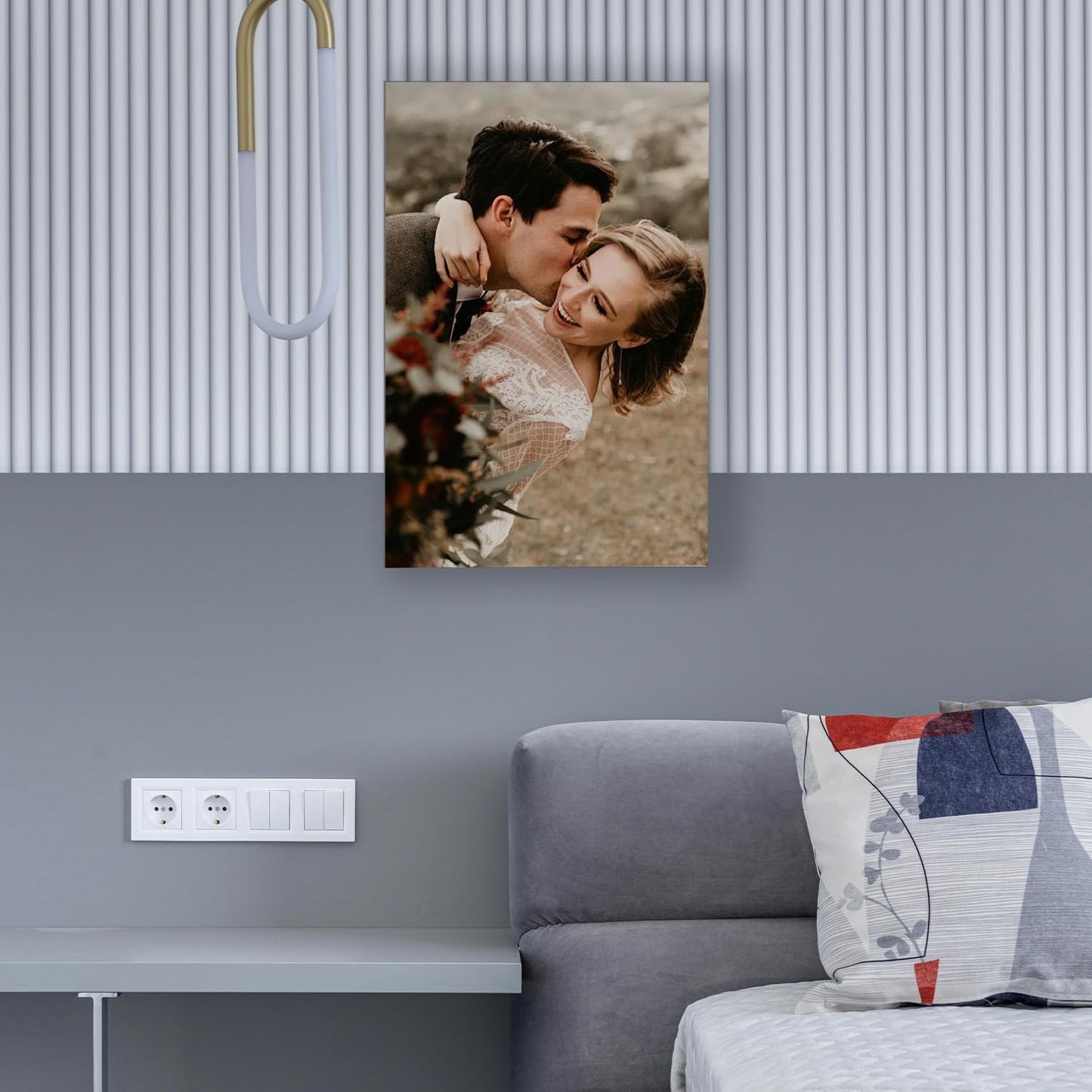 Custom Framed Canvas Prints With Your Photos-Personalized Picture To Canvas Wall Art ，Home Decoration Gifts Holiday Gifts