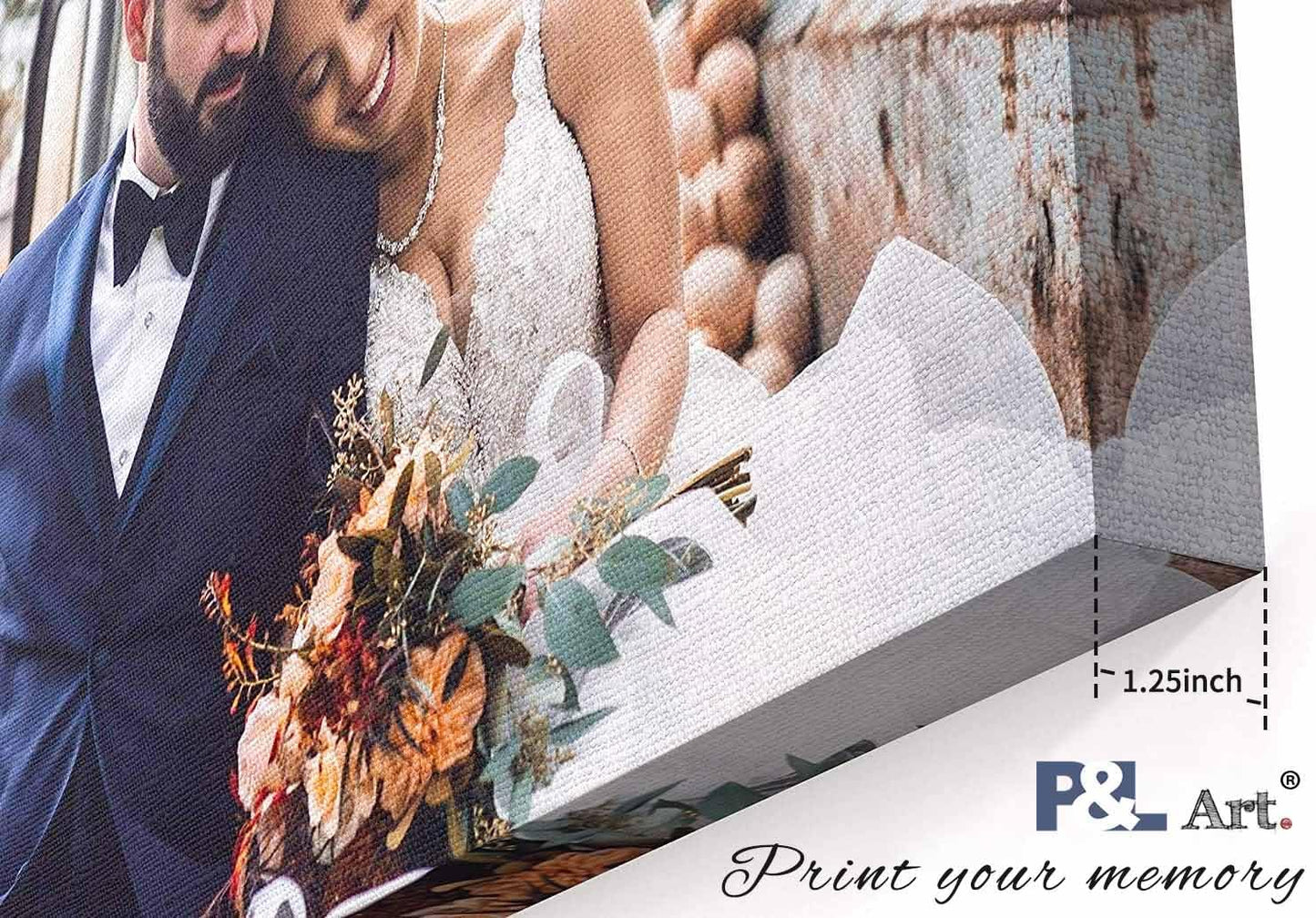 Personalized Custom Canvas Prints: Photo On Canvas (Framed Canvas, 16X24) Transform Your Photos into Stunning Framed Wall Art Digitally Printed Photo To Canvas Ideal for Home Decor