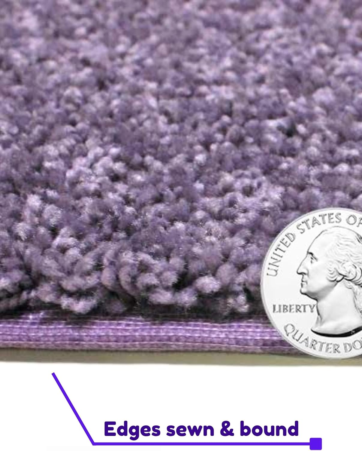 KOECKRITZ Soft and Colorful Kids Classroom Area Rugs (Passes Flammability Pill Test) Many Sizes and Bright Colors to Select from (12' x 15', Lavender)