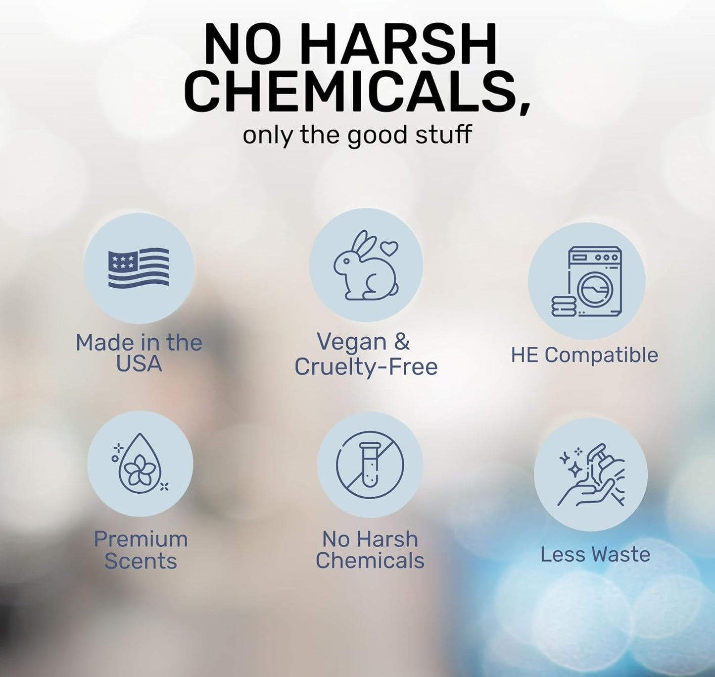 FREY Concentrated Natural Laundry Detergent - 50 Concentrated Loads of Long Lasting High Efficiency Liquid Laundry Detergent - Eco Friendly Blend of Great Smelling Biodegradable Natural Ingredients, Sandalwood/Bergamot/Clove, 2 Pack