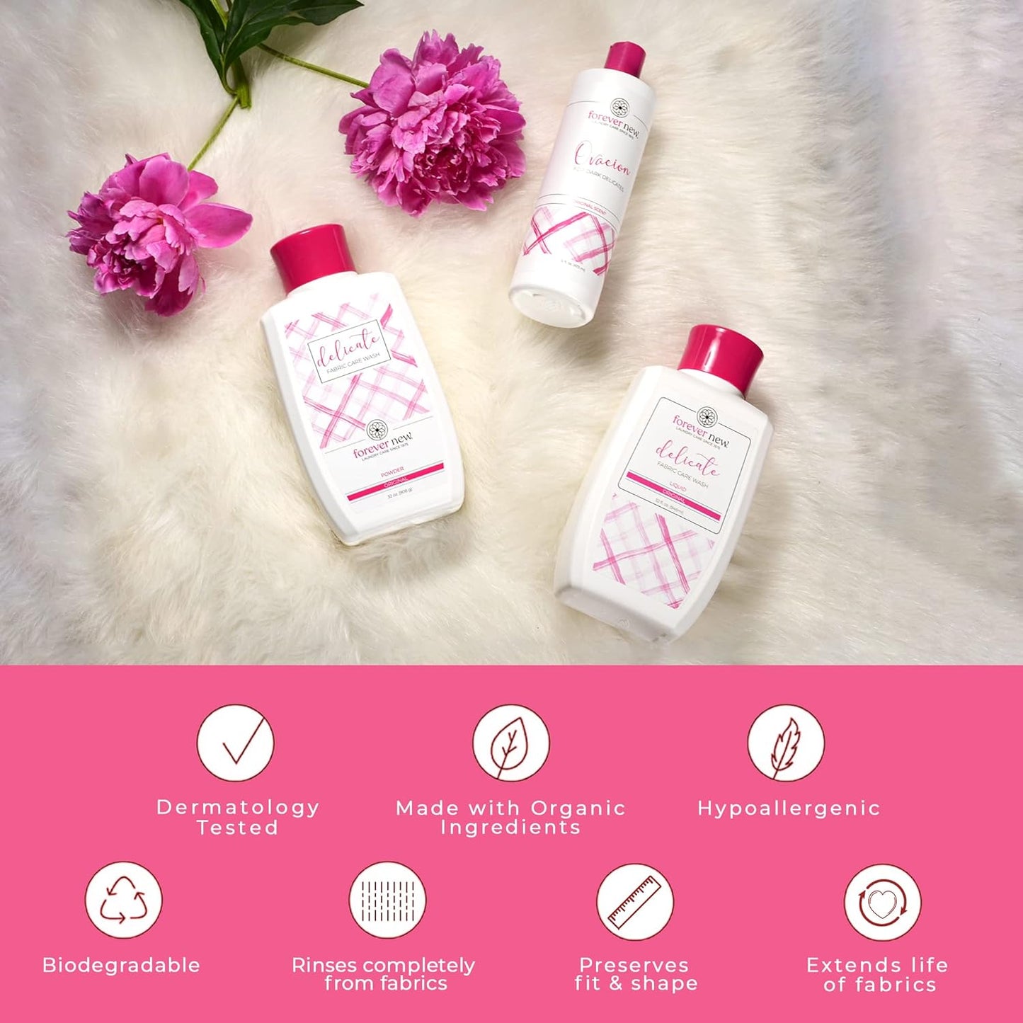 Forever New 4oz Liquid Original Scent Fabric Care Wash - Natural Laundry Detergent