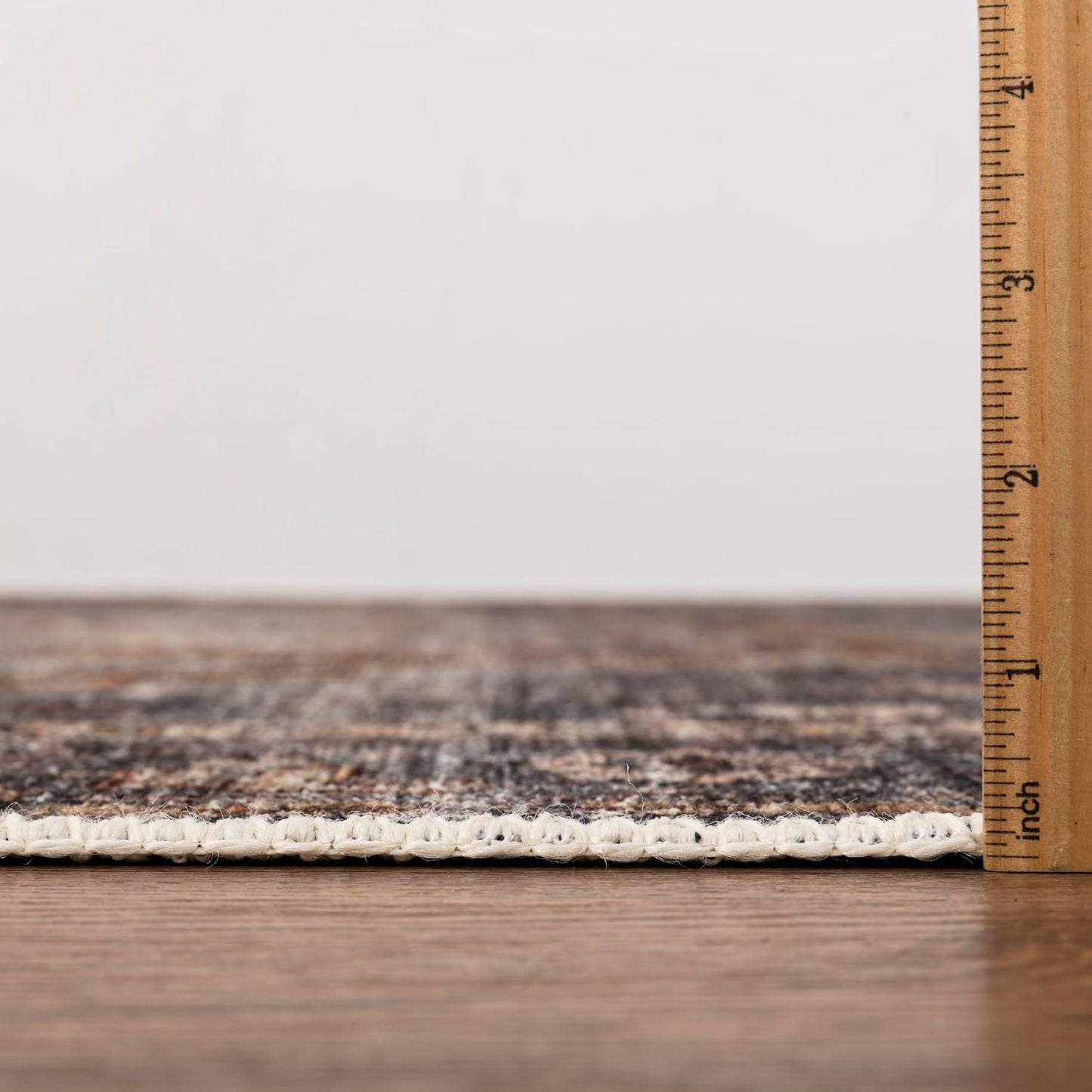 Keen Home Design 2x10 Rug - Machine Washable Runner with Non-Slip Backing, Ideal for Hallway, Entryway, Kitchen, Laundry Room - Vintage, Easy Clean, Durable, Low Pile Rug - (2'6" x 10')