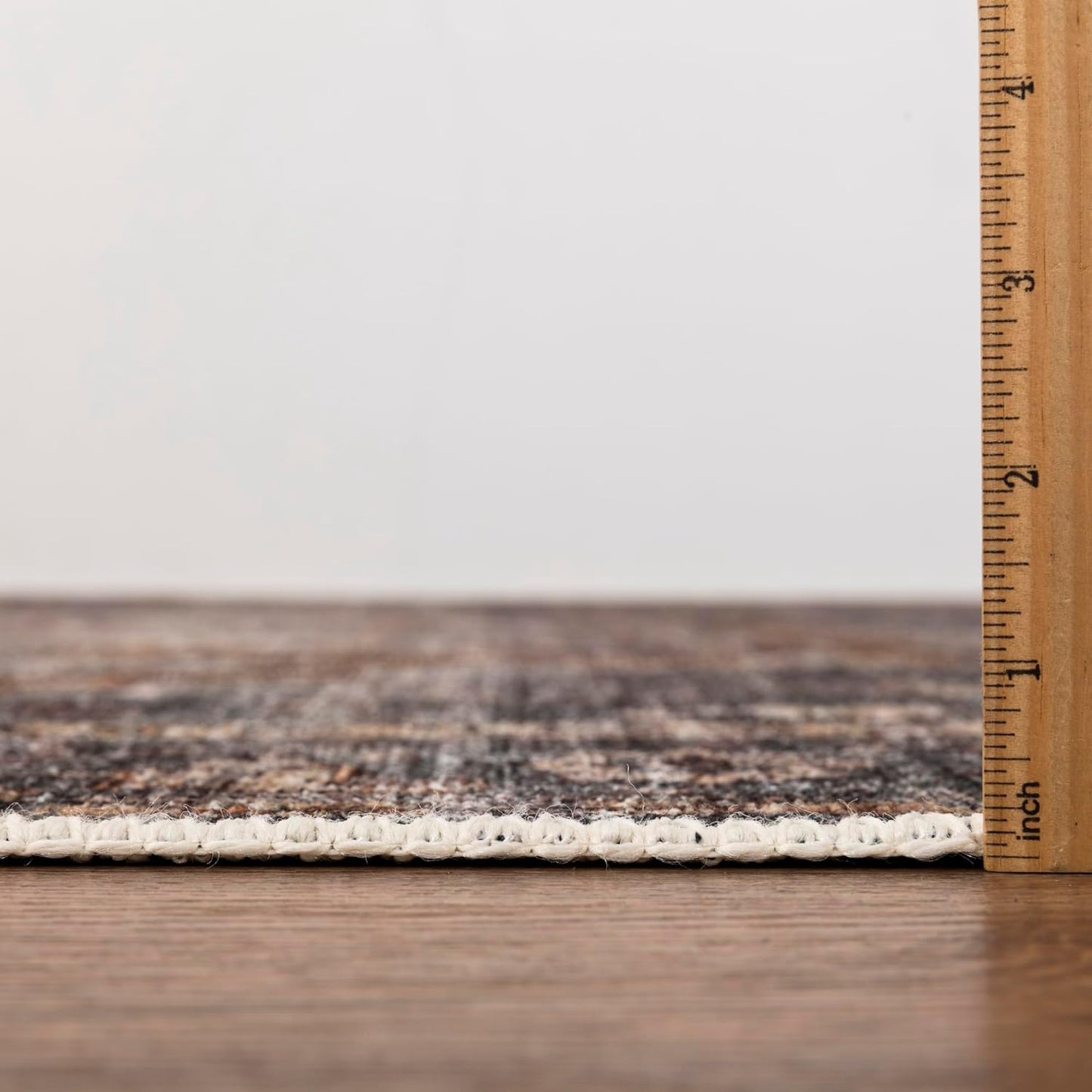 Keen Home Design 8x10 Rug - Machine Washable Area Rug with Non-Slip Backing, Ideal for Living Room, Dining Room, Bedroom - Vintage, Easy Clean, Durable, Low Pile Rug - (8' x 10')