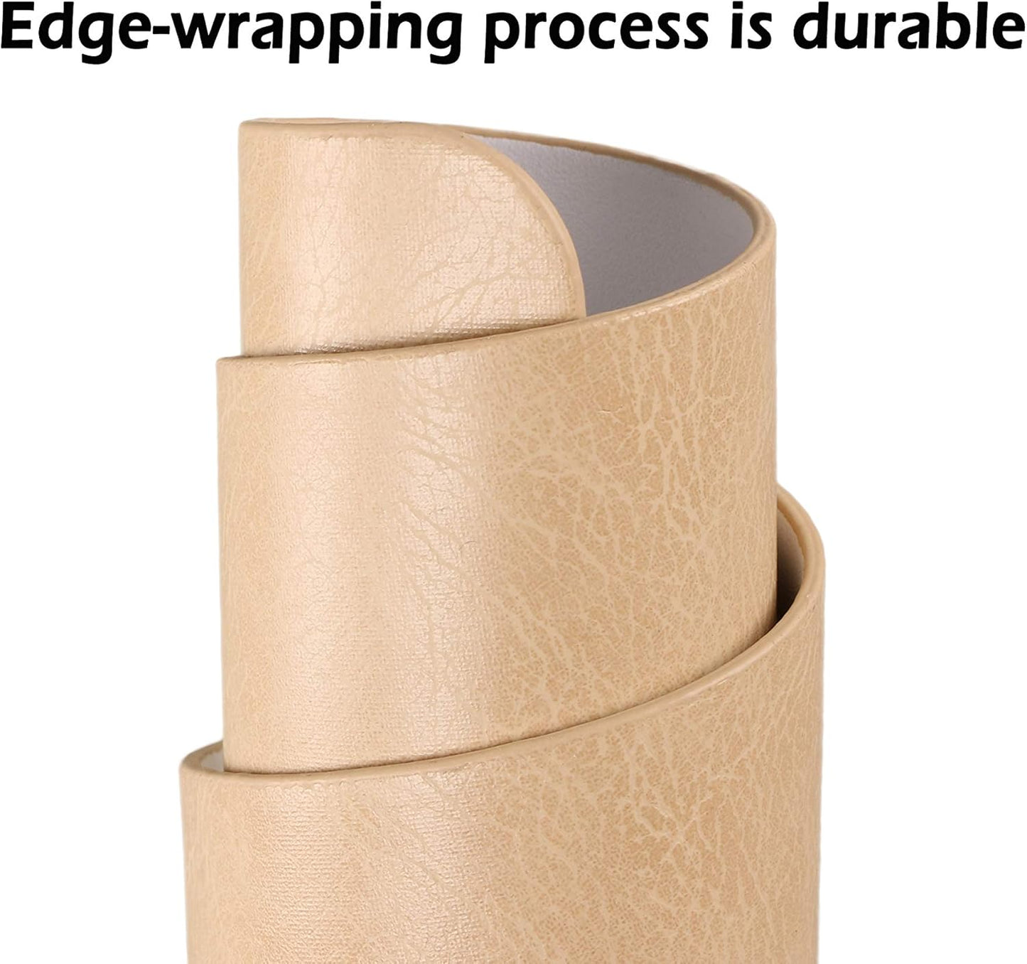 Faux Leather Placemats, Set of 4 PU Table Mats, Easy to Clean, Heat & Stain Resistant for Office Conference Table,Dining Home Decor