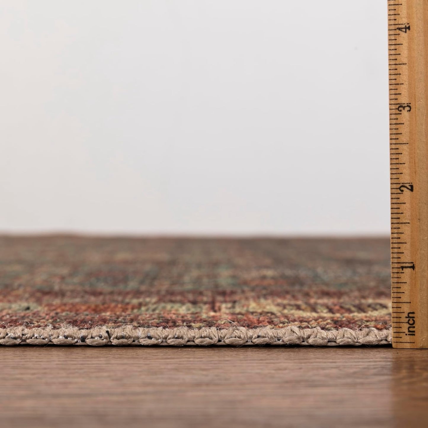 Keen Home Design 10x14 Rug - Machine Washable Area Rug with Non-Slip Backing, Ideal for Living Room, Dining Room, Bedroom - Vintage, Easy Clean, Durable, Low Pile Rug - (9'7" x 14')