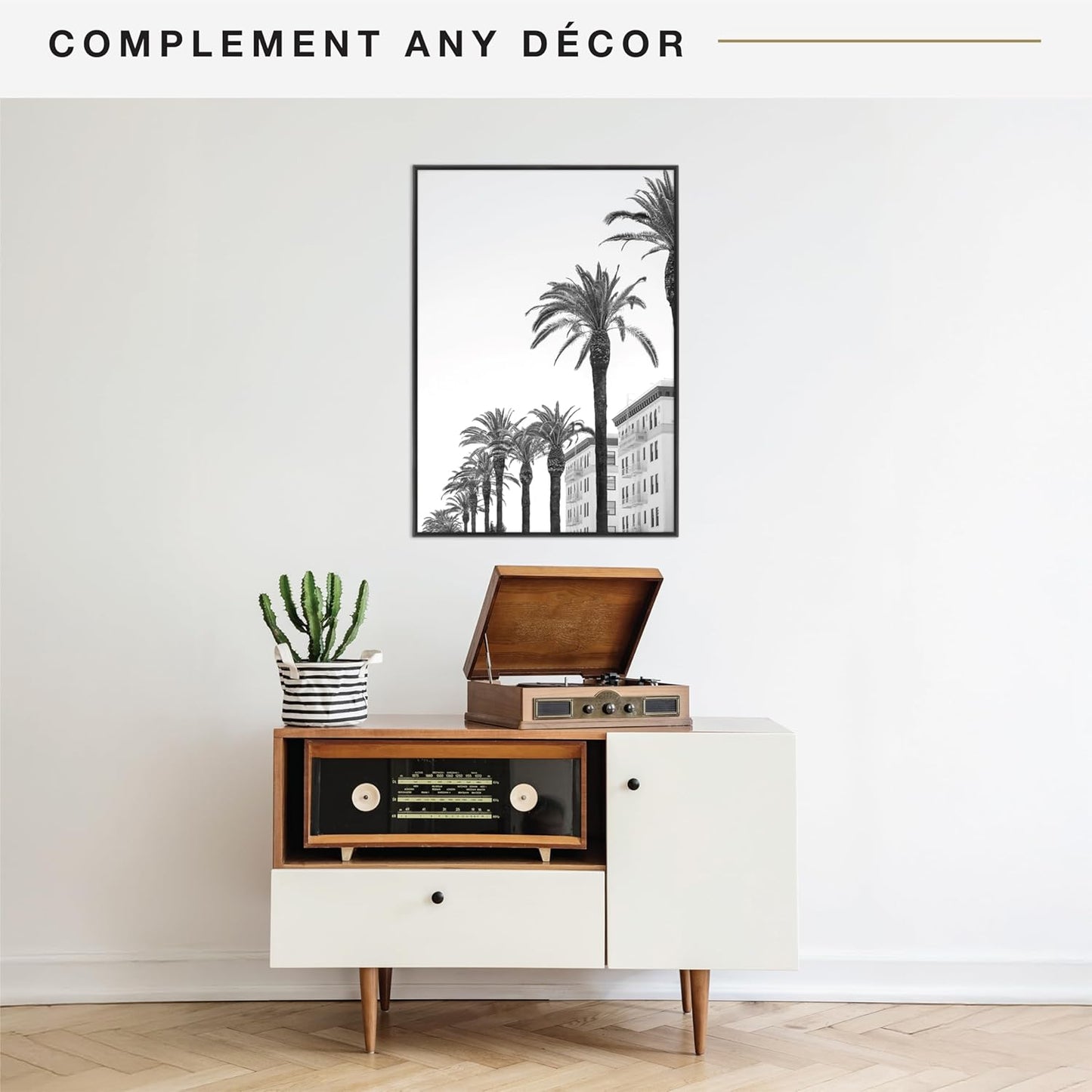 MCS Original Poster Frame 20x28 Black Lightweight Vertical & Horizontal Wall Hanging Large Picture Frame for Posters, Art Prints & Gallery Wall (1-Pack)