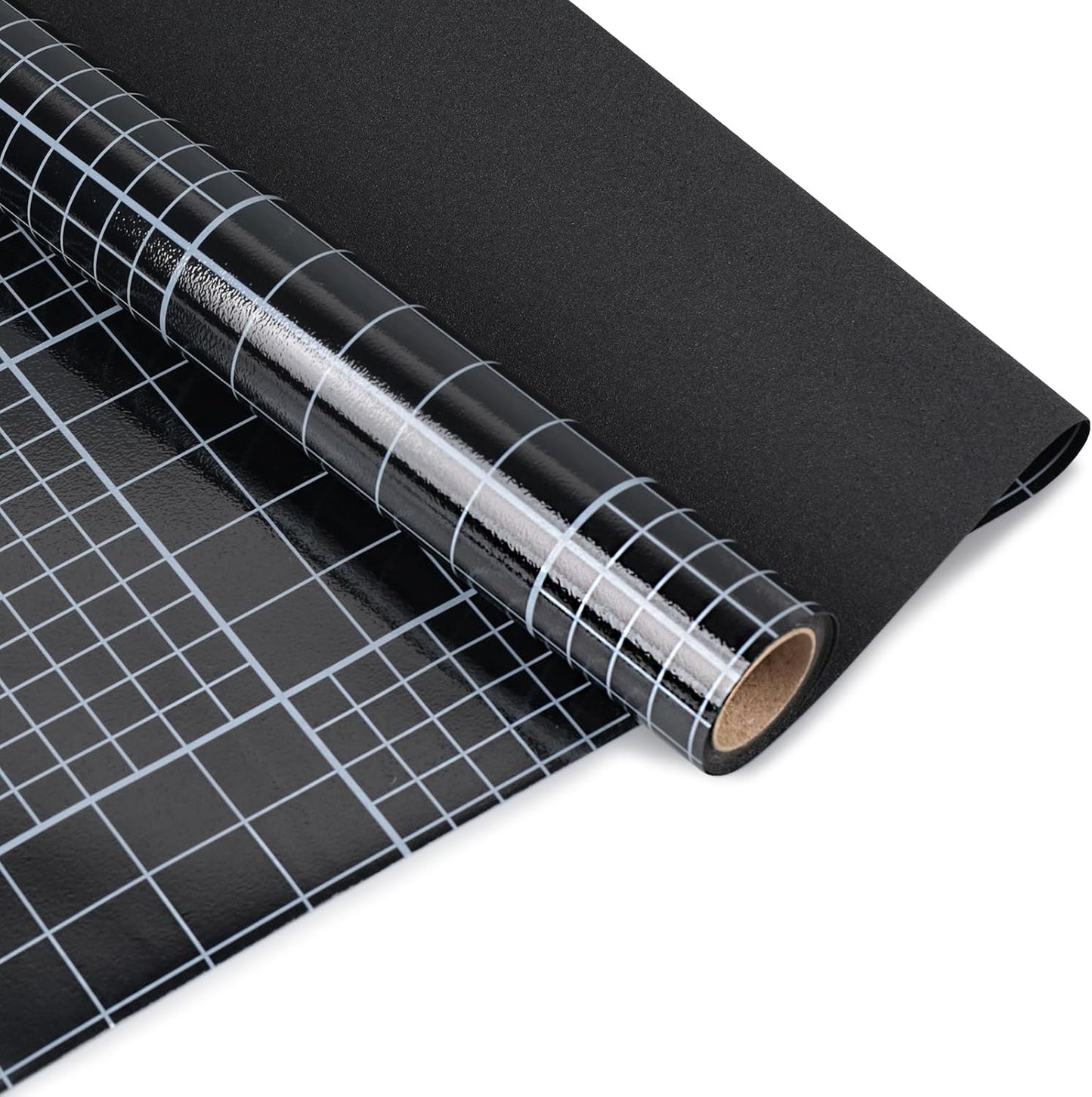 HIDBEA Blackout Window Film,100% Light Blocking Room Darkening Window Privacy Film,Frosted Glass Window Film Heat Control, Removable Window Cover Tint for Day Sleep (Black,23.6in x 6.5ft)