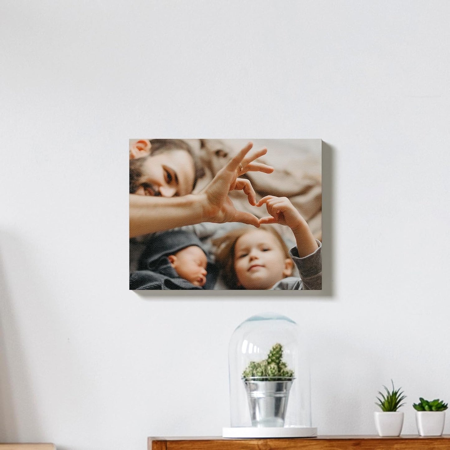 BuildASign Custom Canvas Prints with Your Photos – Personalized Picture To Canvas Wall Art, Perfect for Home Decor, Gifts & Keepsakes, Ready to Hang (18" L x 24" W x .75”D, Classic Brown)