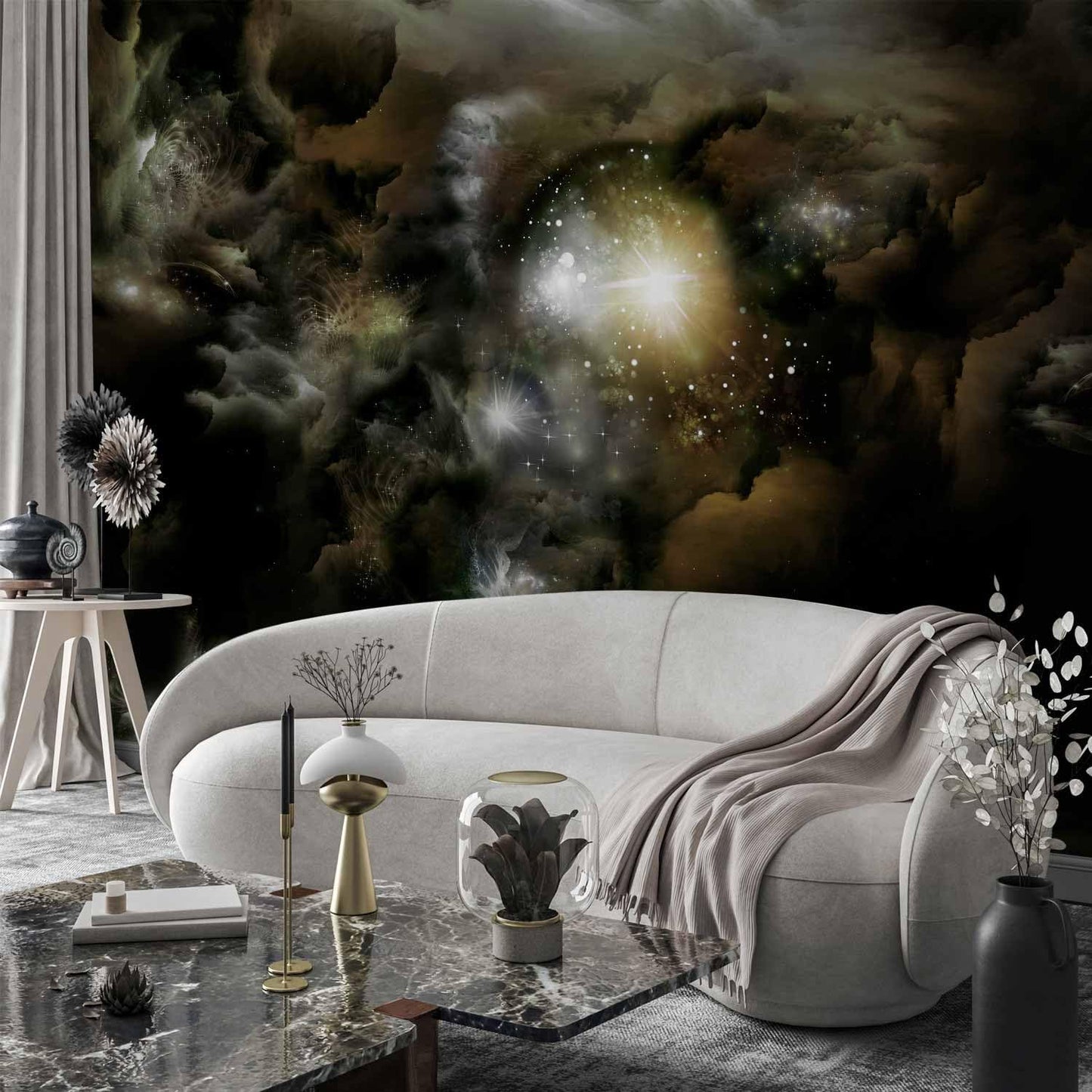artgeist Premium Wall Mural Cosmos Galaxy 157x110 in - XXL Non-Woven Wallpaper Fleece Wall Decor Photo Print Picture Image Design Home n-A-0027-a-b