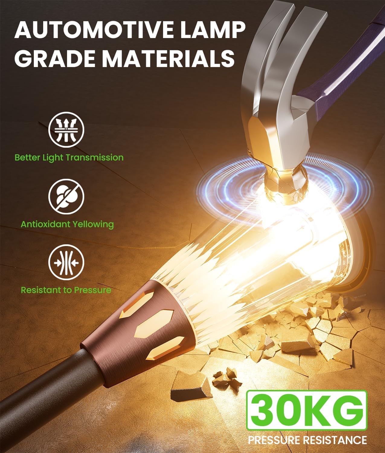 2-in-1 Warm&Cool Solar Pathway Lights Outdoor, 2 Pack Solar Garden Lights Waterproof IP65, Auto On/Off Outdoor Light for Yard Garden Walkway Landscape Lighting