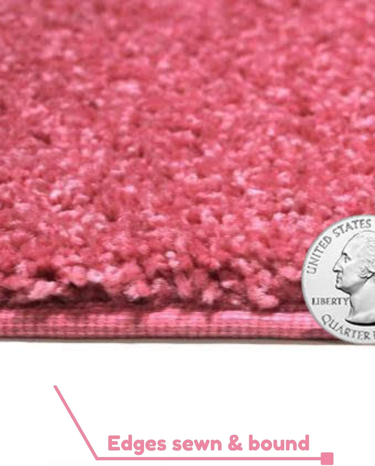 KOECKRITZ Soft and Colorful Kids Classroom Area Rugs (Passes Flammability Pill Test) Many Sizes and Bright Colors to Select from (6' x 6', Glamour)