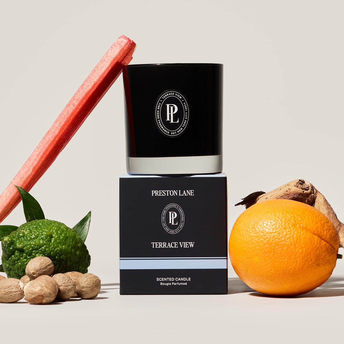 The Scented Candle, Luxury Candle with Vegan Soy Wax Blend, Terrace View, 7.5 Oz