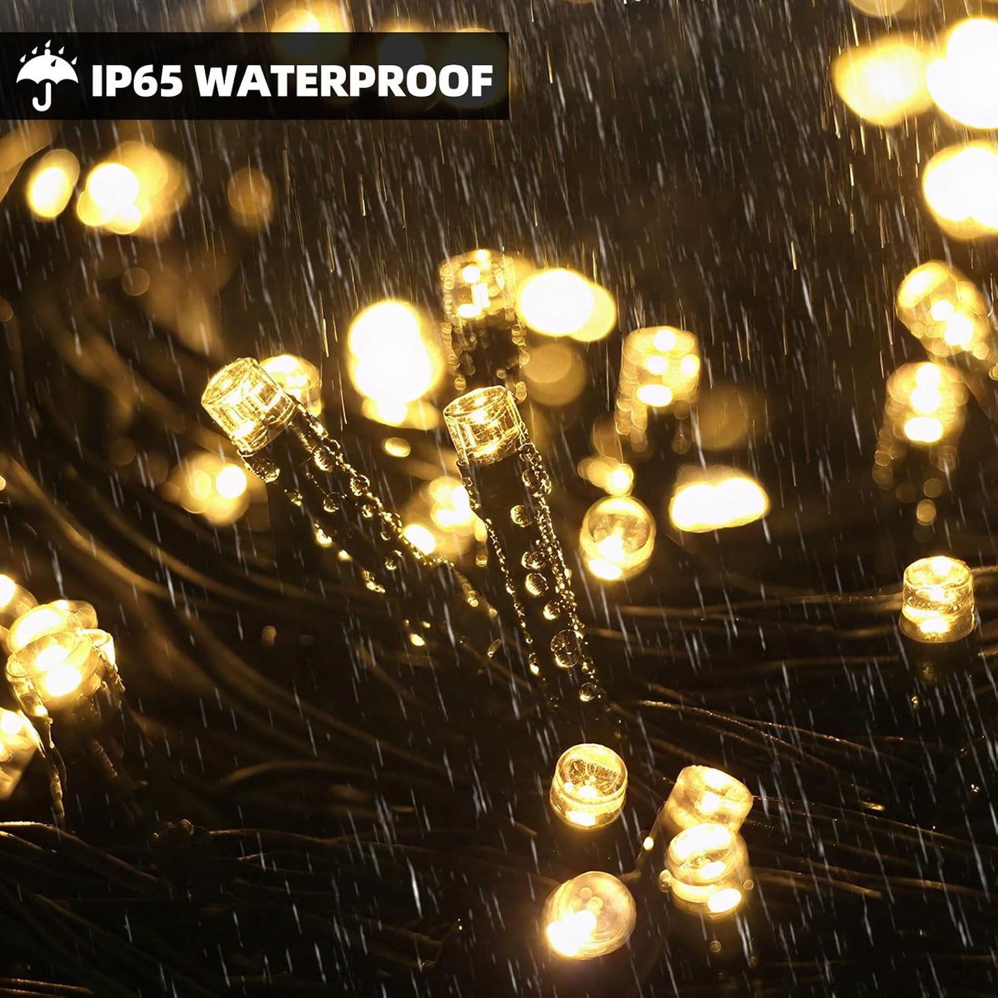 XTF2015 170FT 500 LED Christmas String Lights, Christmas Lights End to End Plug 8 Modes Memory Function with Timer, UL Certified Outdoor Indoor Fairy Light Christmas Tree, Patio, Party (Warm White)