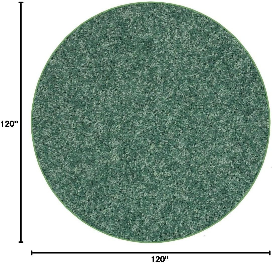 KOECKRITZ Soft and Colorful Kids Classroom Area Rugs (Passes Flammability Pill Test) Many Sizes and Bright Colors to Select from (10' Round, Froggy)