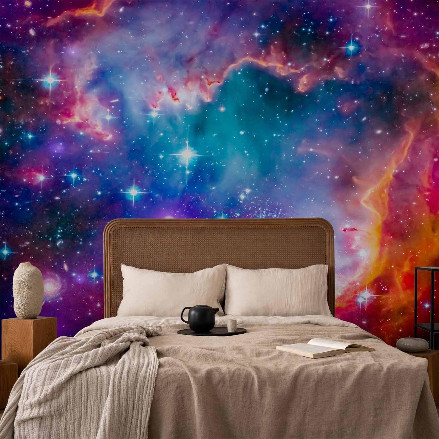artgeist Premium Wall Mural Abstract 79x55 in - XXL Non-Woven Wallpaper Fleece Wall Decor Photo Print Picture Image Design Abstract Cosmos Sky Star i-G-10010-a-a