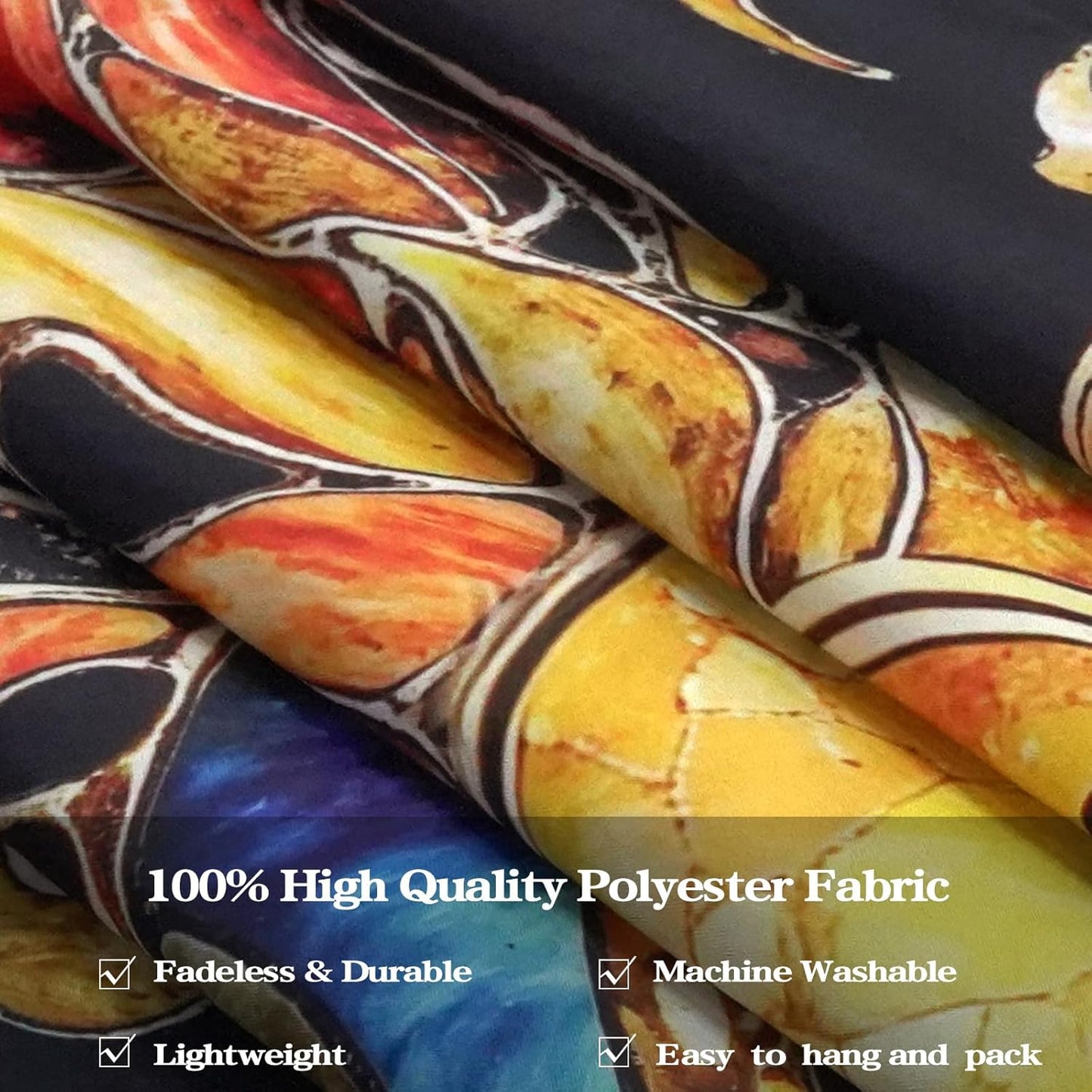 Aipon Sun and Moon Tapestry for Bedroom Boho Hippie Floral Wall Tapestry Aesthetic Vintage Stained Glass Plant Large Tapestries Wall Hanging for Living Room Dorm 80 x 60 Inch