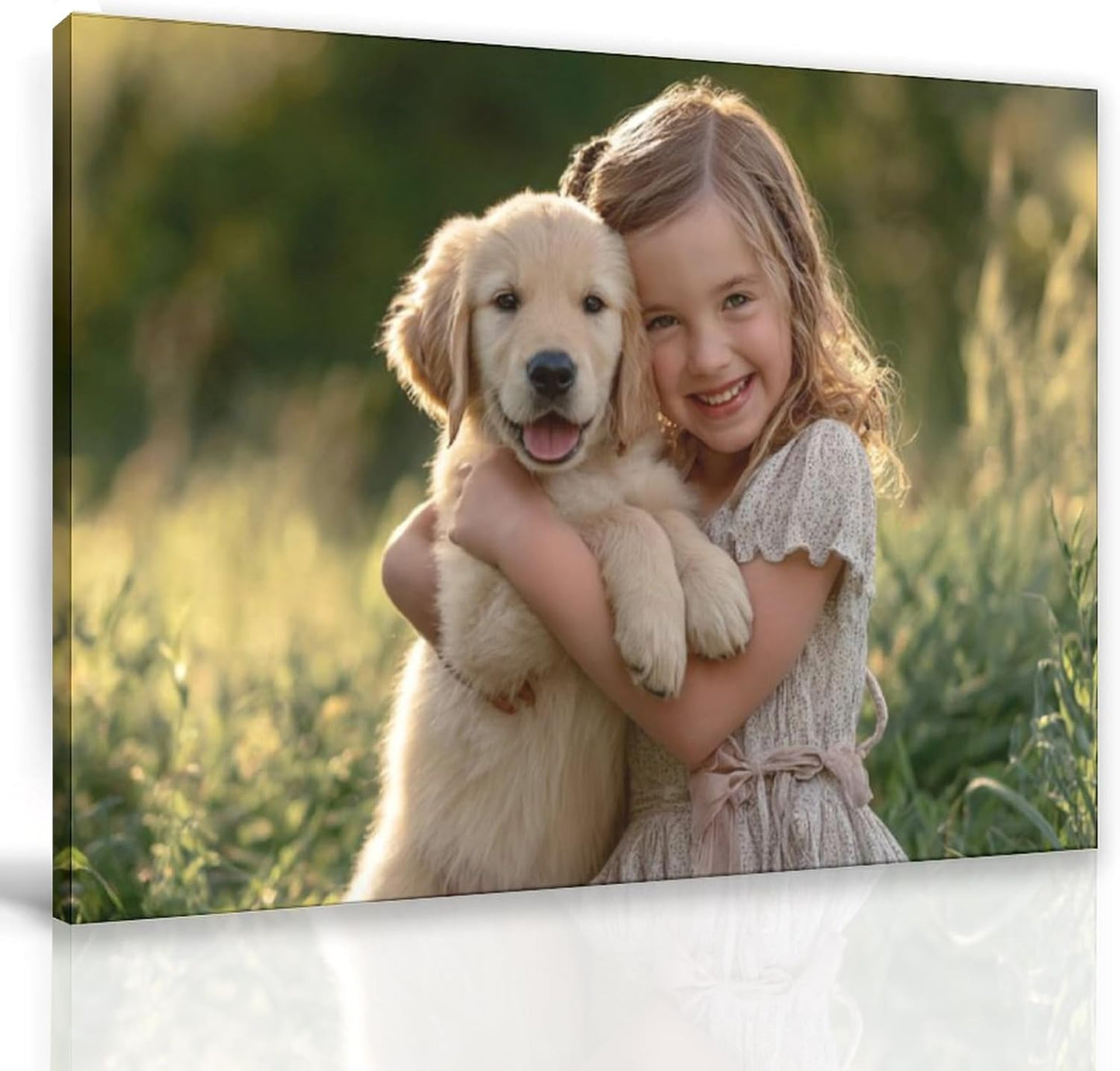 Personalized Pictures with Photos Custom Poster Prints Wall Art Prints Customize Canvas Wall Picture Framed for Living Room Wall Art 16x24in