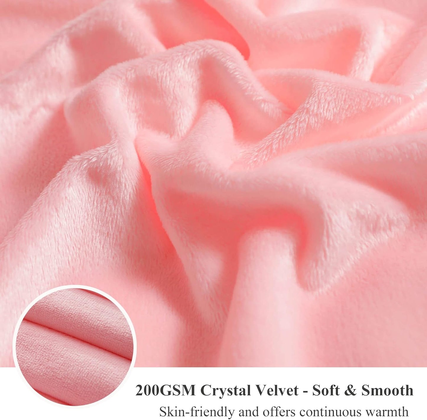XeGe Luxury Faux Fur Blanket, Pink Soft Big Fluffy Throw, Shaggy Plush Decorative Cute Girls Furry Bed Throw, Fuzzy Blanket for Couch Bedroom Living Room, Pink, 60x90