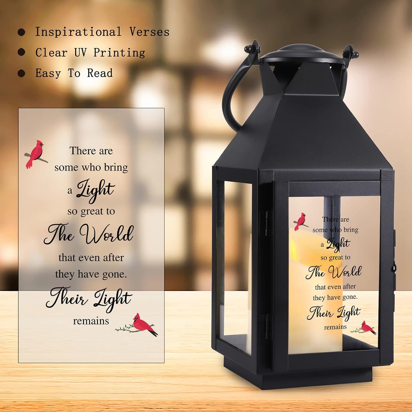 Decorative Candle Lanterns (There are Some who Bring a Light so Great to The World)