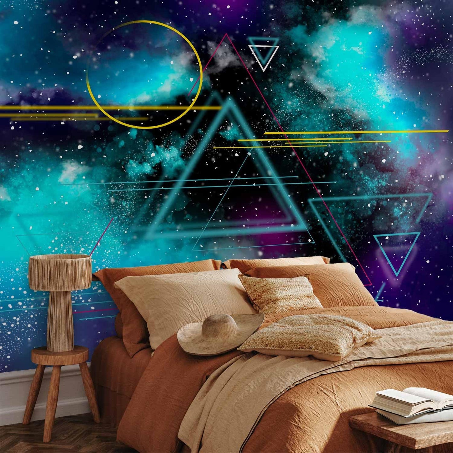 artgeist Premium Wall Mural Galaxy 157x110 in - Non-Woven Wallpaper Fleece Wall Decor Photo Print Picture Image Design Home Mural Cosmos Galaxy Cosmonaut Astronaut a-A-10328-a-a