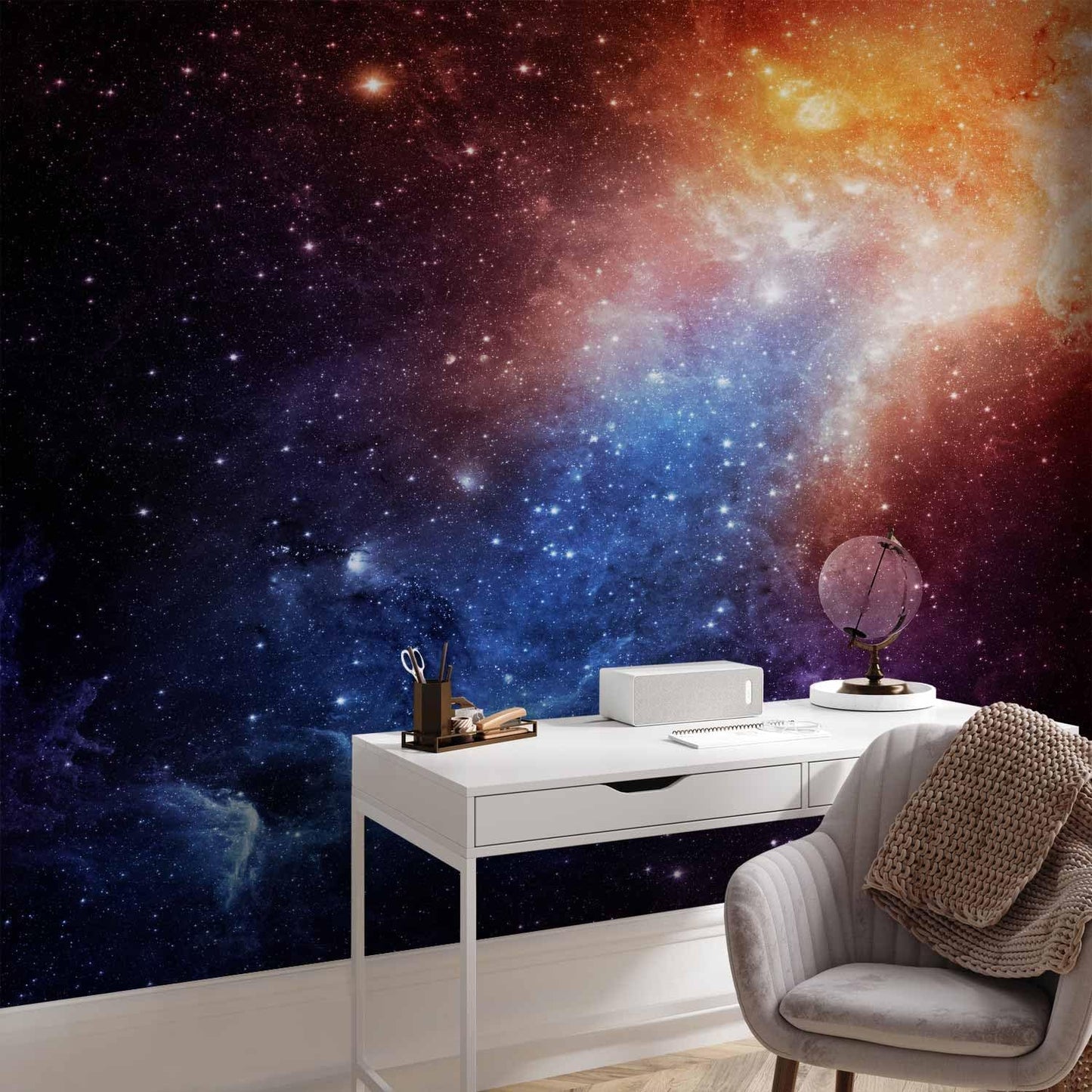 artgeist Wall Mural Cosmos Galaxy 118x83 in - XXL Non-Woven Wallpaper Fleece Wall Decor Photo Print Picture Image Design Home f-B-0057-a-a