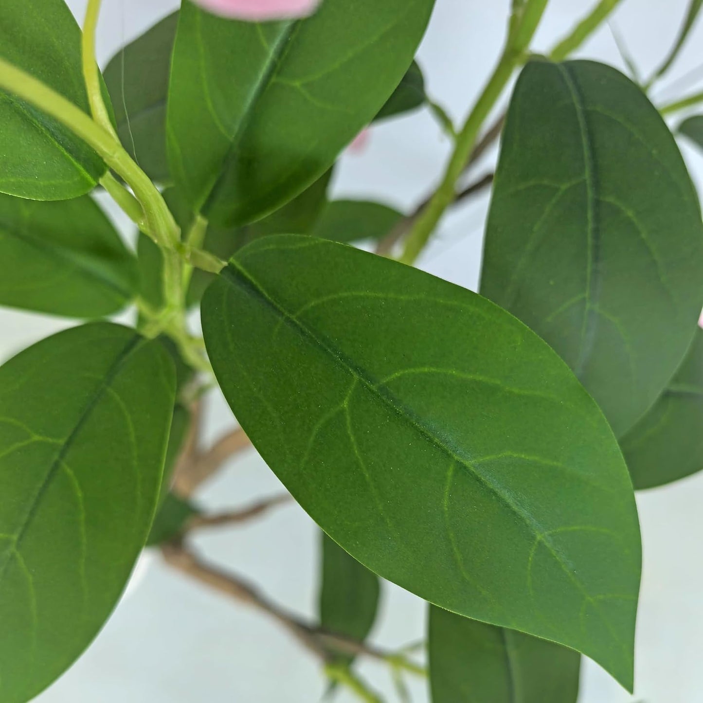 Artificial Jasmine Tree 5ft Beige Flower Pot Fake Plants, Lifelike Artificial Trees with Natural - Looking Blooms, Perfect for Any Space