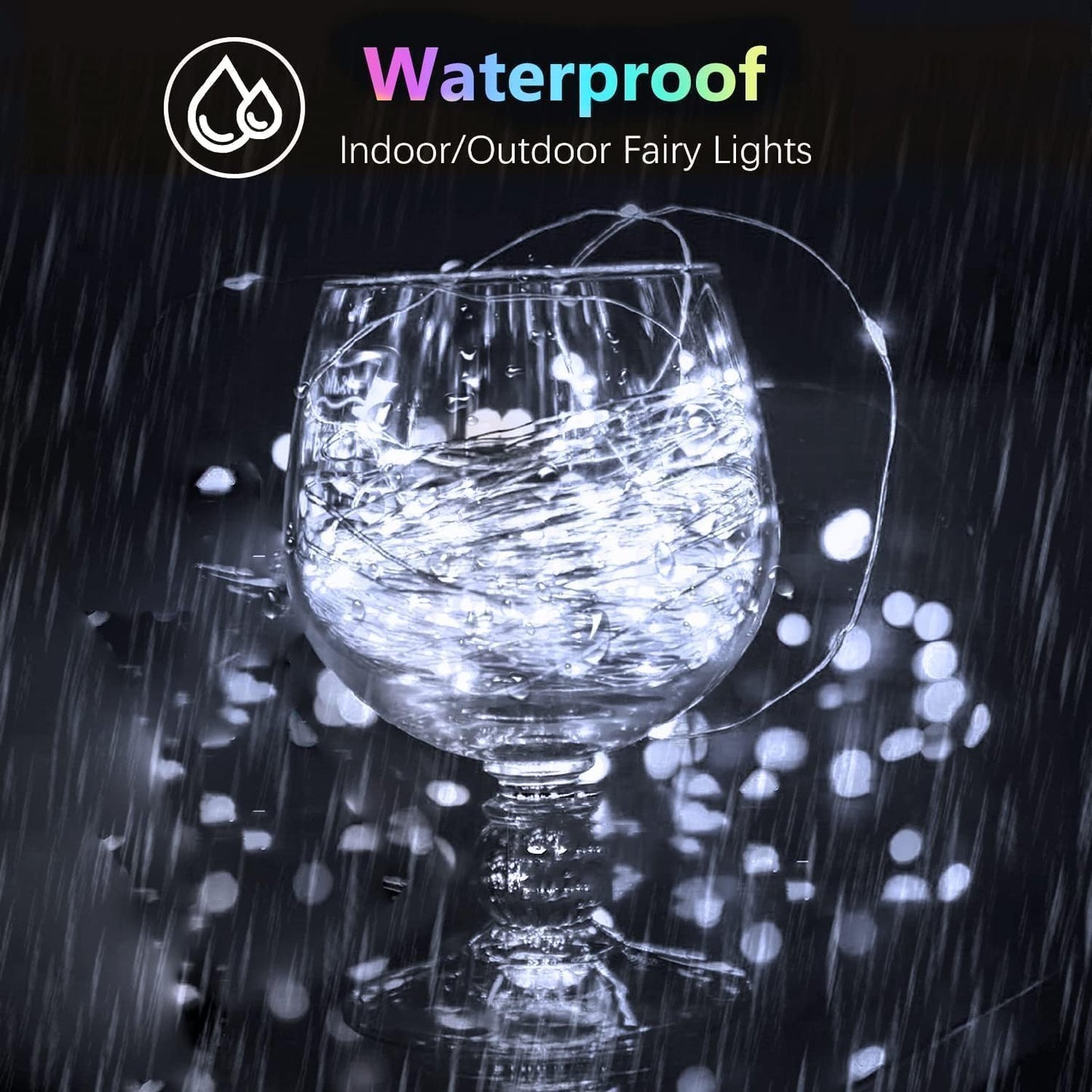 6 Pack 60LED Battery Operated Fairy Lights with Remote, 8 Modes LED String Lights with Timer, Dimmable, Memory Function, Waterproof Twinkle Fairy Lights for Outdoor Indoor Christmas Decor(Cool White)