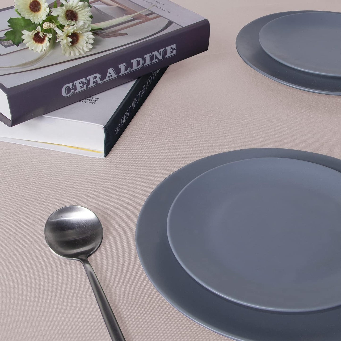 sancua Rectangle Tablecloth - 60 x 102 Inch - Stain and Wrinkle Resistant Washable Polyester Table Cloth, Decorative Fabric Table Cover for Dining Tables, Buffet Parties and Camping, Blush