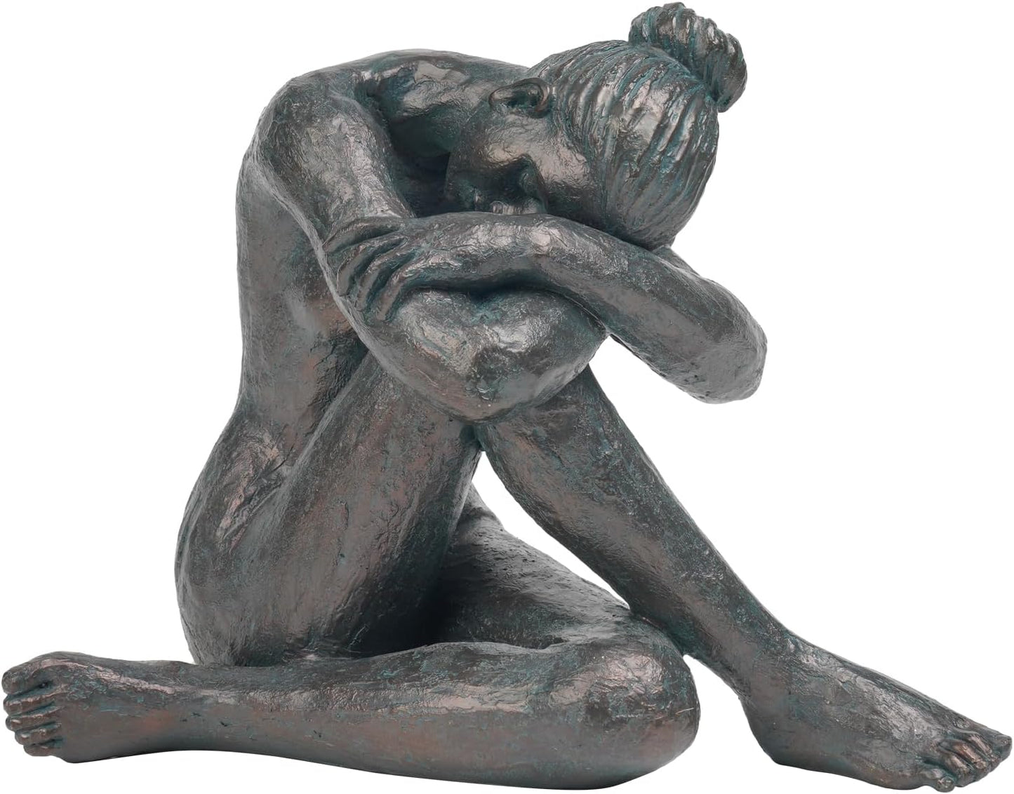 Guichifun Yoga Dancer Statue Home Decoration - Resin Sculpture Modern Creative Home Ballet Thinker Dancers Handicrafts Art Ware Home Décor Office Room Ornament Gifts 13.5 x 9.5 x 11.25 Inch