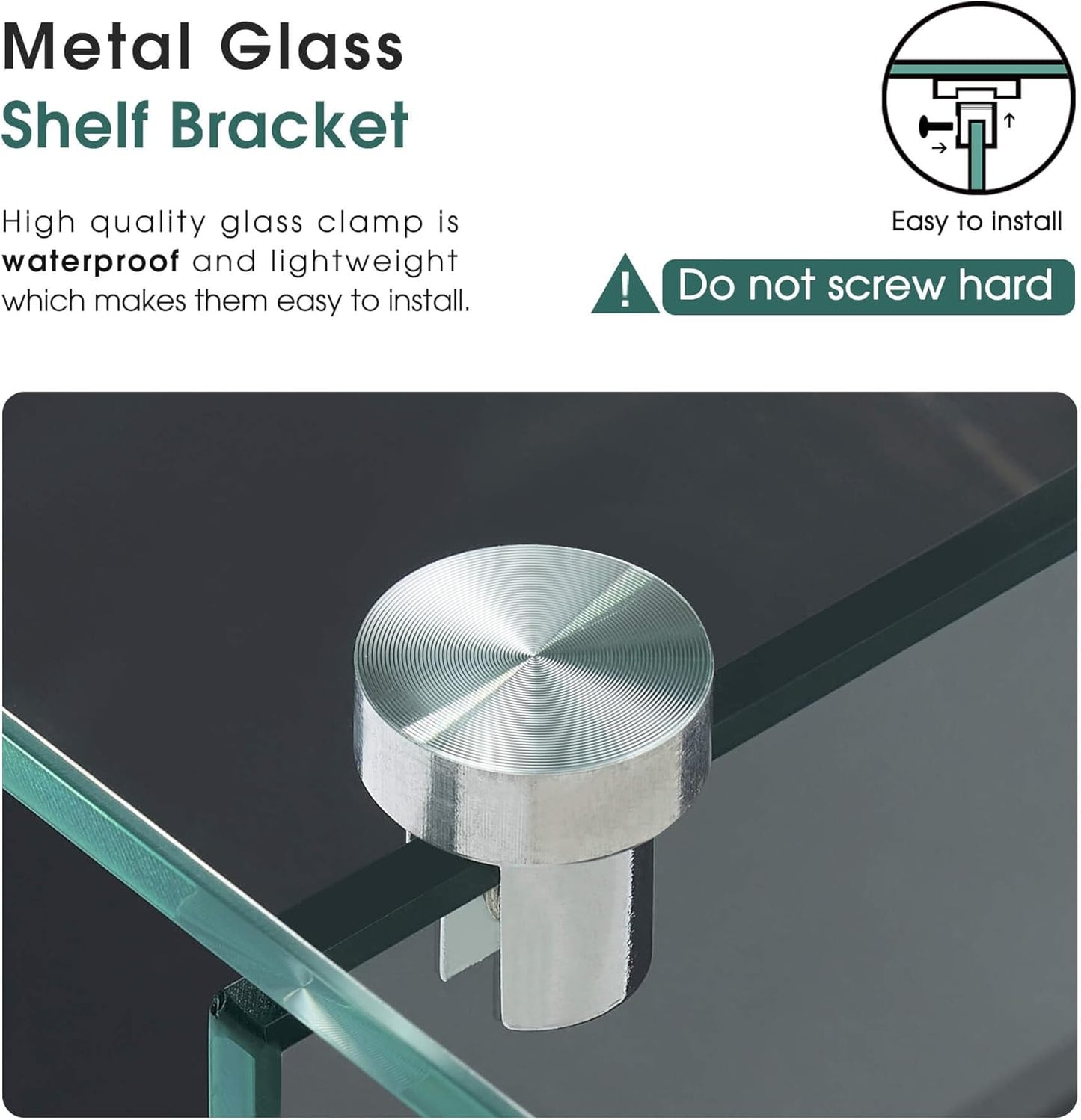 ivinta Glass Console Table with Storage, 39.4" Modern Sofa Table for Living Room, Foyer, Hallway, Bedroom 5101 (Black)