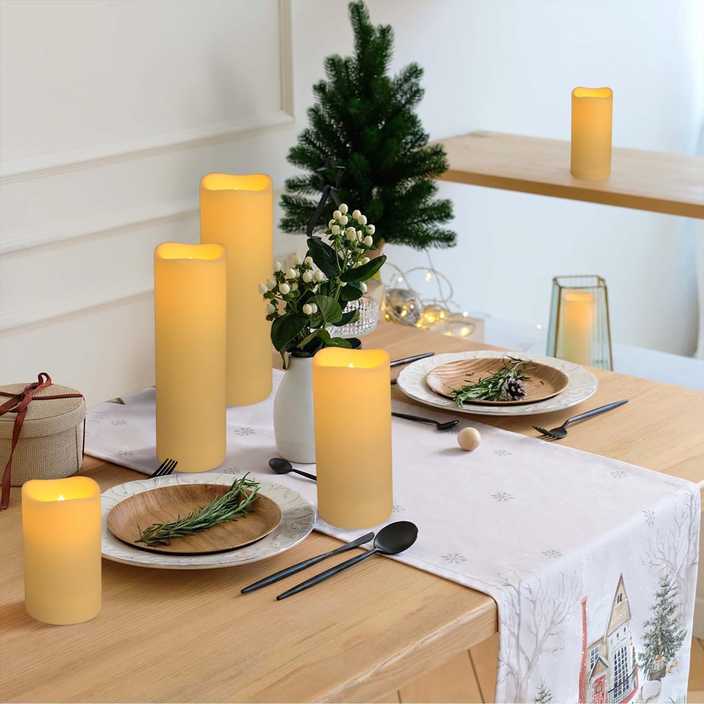 144-Pack LED Flameless Candles with Remote Control for Home and Special Occasions (Three Sizes)