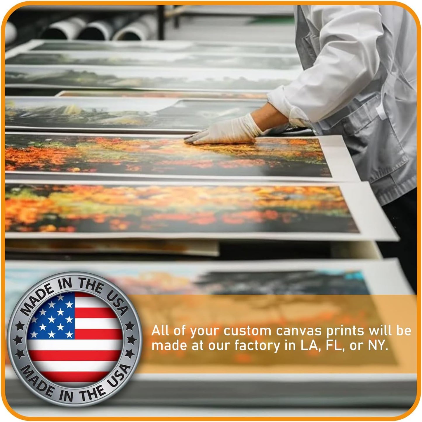 xzartdiy Custom Canvas Prints with Your Photos - Personalized Picture Print Customized Gifts for Family Home Office Wall Art Decor, Wrapped Canvas 8x16inch