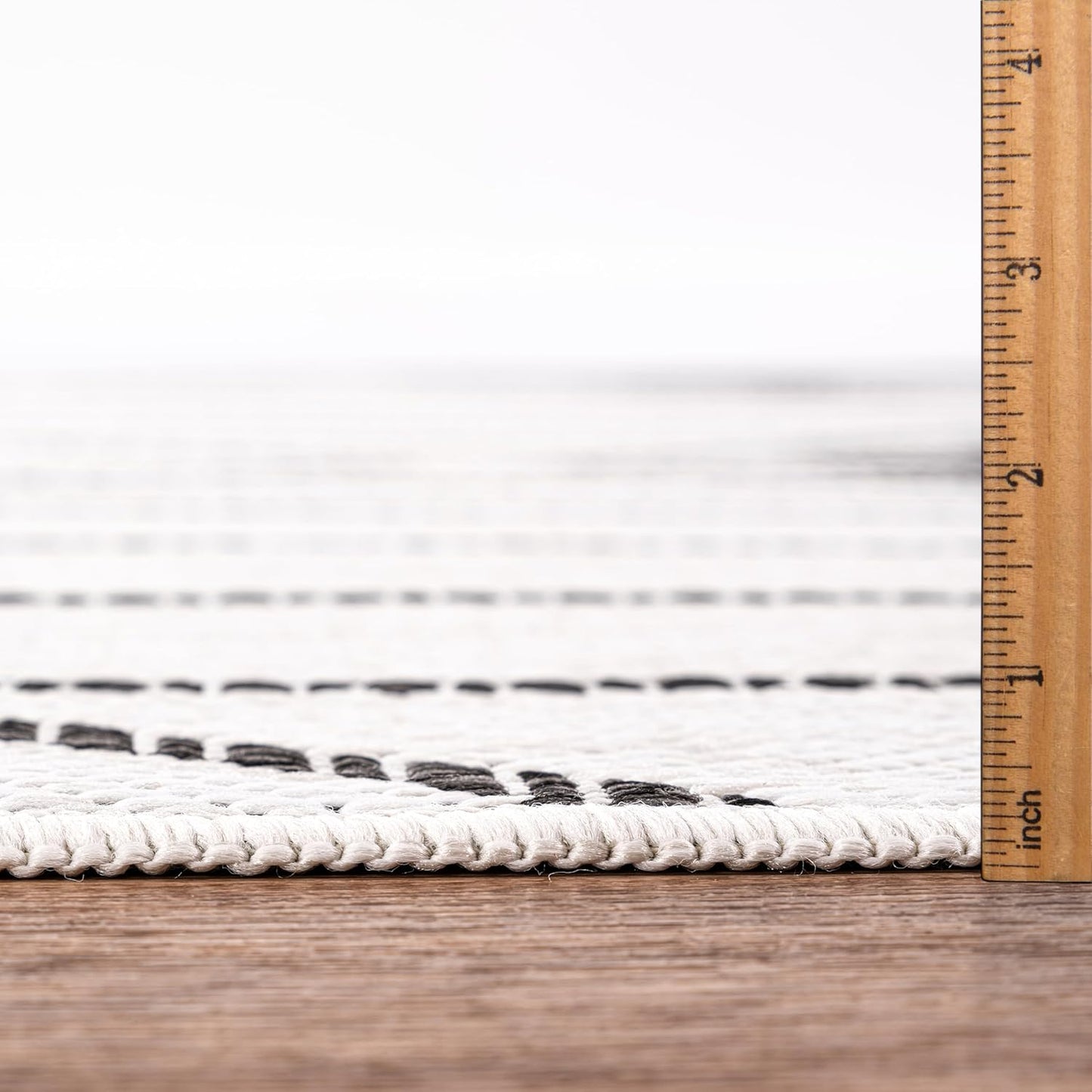 Keen Home Design Terrace Outdoor Area Rug - 5x8 Washable Indoor/Outdoor Rug for Patio, Kitchen, Balcony, Beach, Garden, Deck and Porch, Size: 5'3"x7'7"