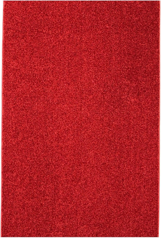 KOECKRITZ Soft and Colorful Kids Classroom Area Rugs (Passes Flammability Pill Test) Many Sizes and Bright Colors to Select from (10' x 14', Fire Engine)