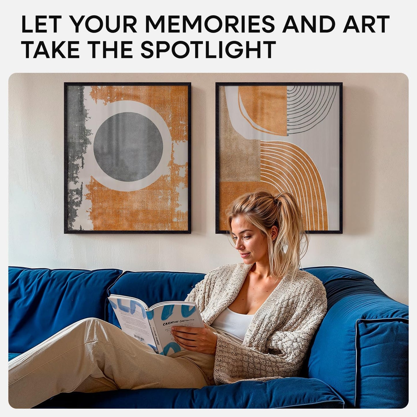 Homeforia Black Wood Frame 20x24, High End Oak 20x24 Wooden Picture Frames with Mat 16x20 Photo, 20 x 24 Poster Frame Matted to 16 by 20 Print, 24x20 Hanging Frames, Tempered Glass, Wall Kit, Set of 1