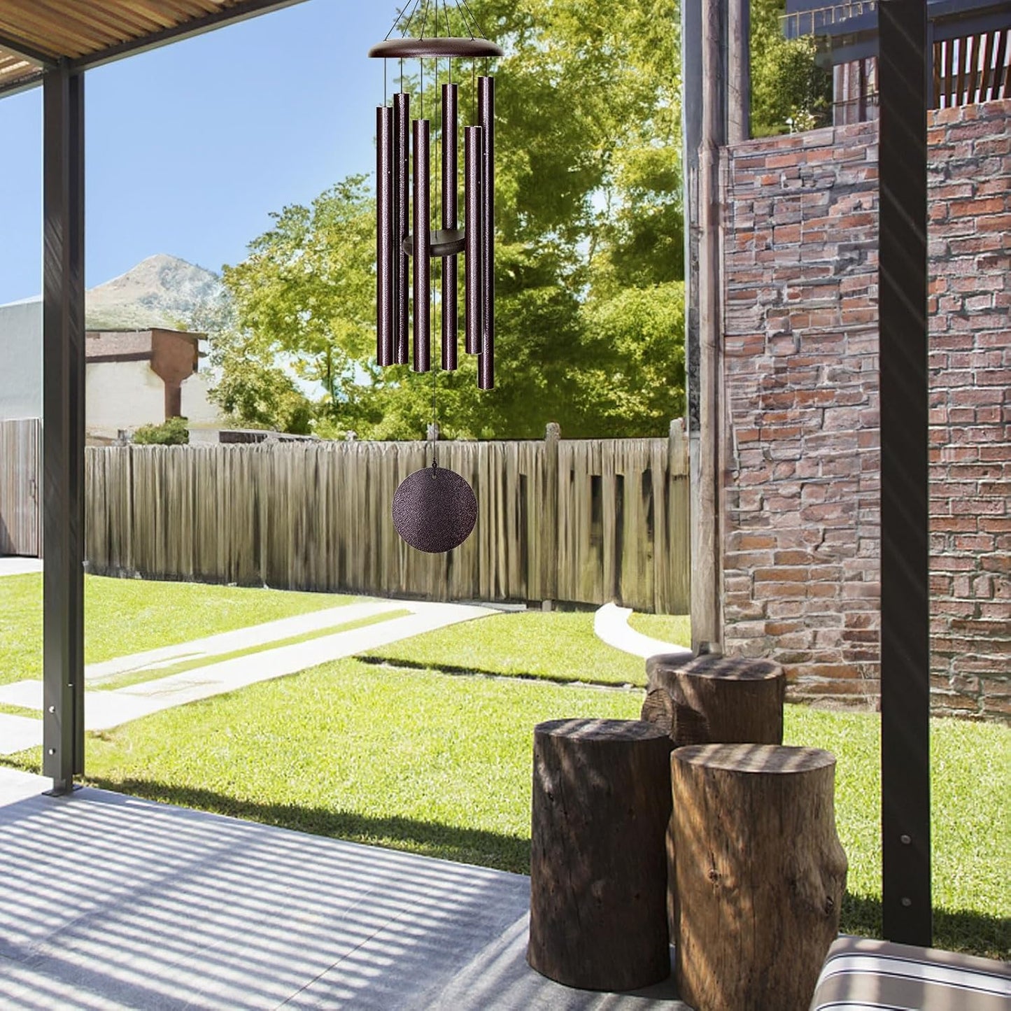 Wind Chimes for Outside, 36'' Wind Chime Outdoors Deep Tone Unique Wind Chimes Outdoor Clearance, Gifts for Mother's Day/Housewarming/Christmas