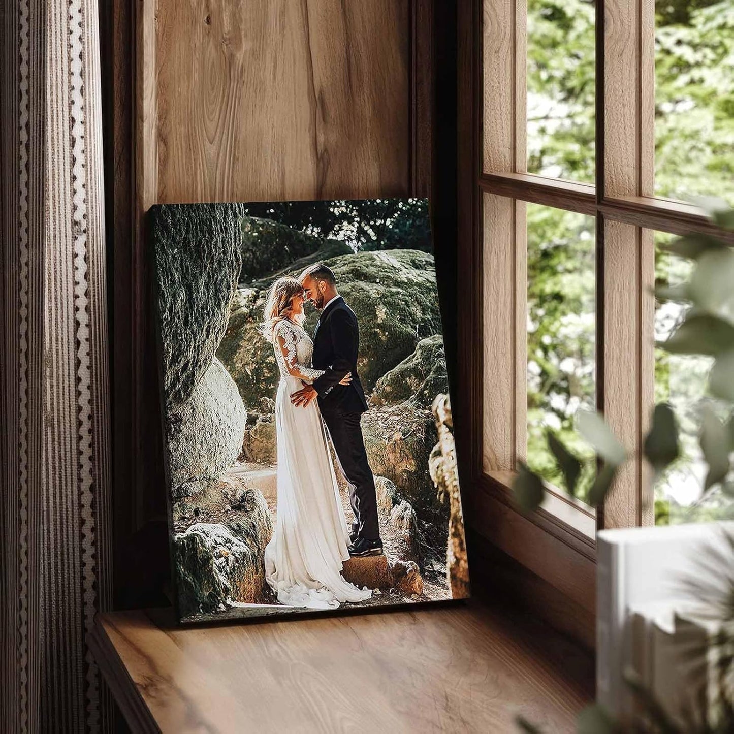 Personalized Custom Canvas Prints: Photo On Canvas (Framed Canvas, 20X20) Transform Your Photos into Stunning Framed Wall Art Digitally Printed Photo To Canvas Ideal for Home Decor