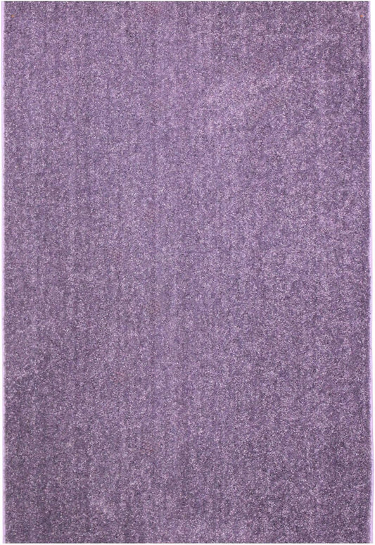 KOECKRITZ Soft and Colorful Kids Classroom Area Rugs (Passes Flammability Pill Test) Many Sizes and Bright Colors to Select from (5' x 7', Lavender)