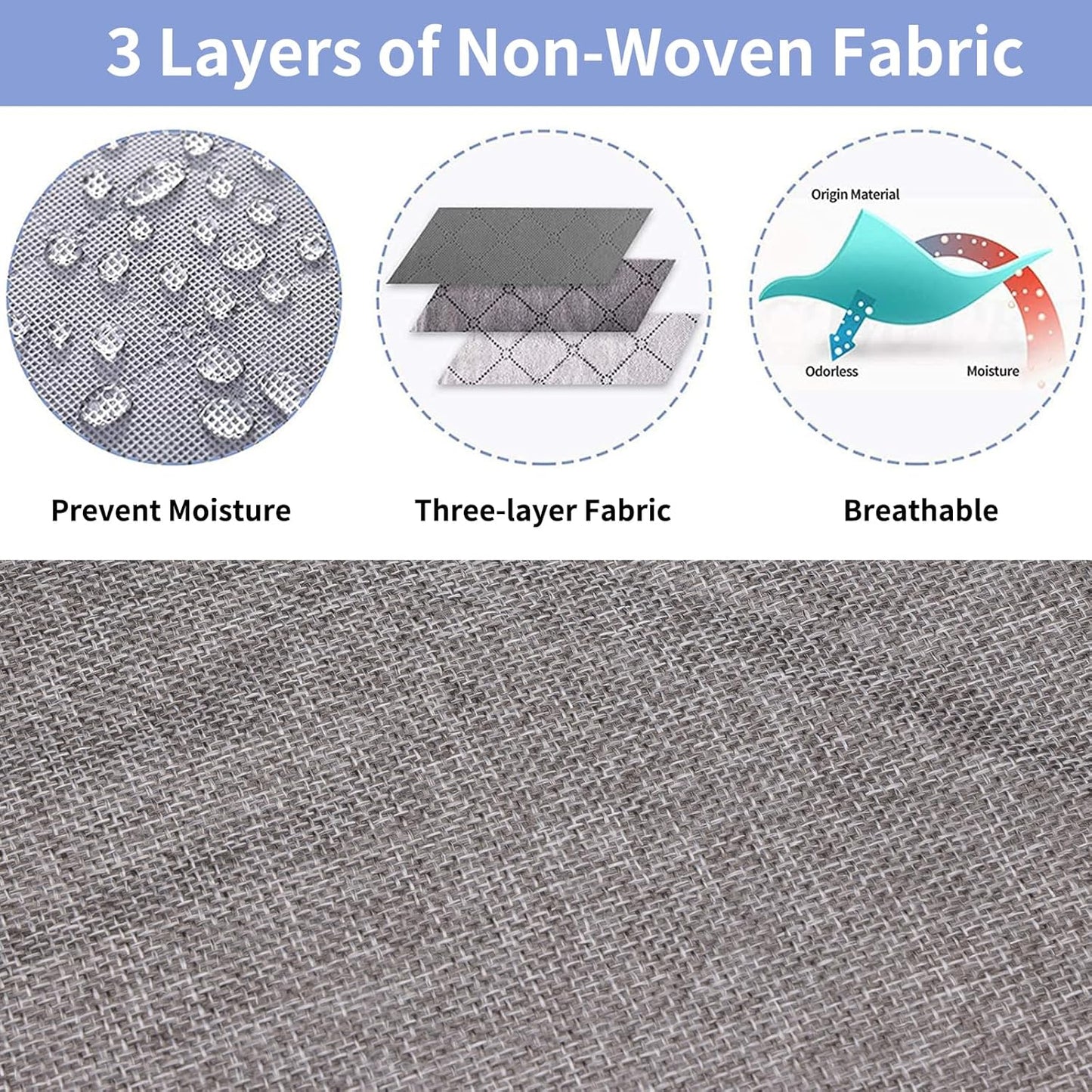 Fixwal 2 Pack Under Bed Storage Containers, Below 4.5 Inches Low Profile Underbed Organizer Clothes Storage with Sturdy Sidewalls and Bottom