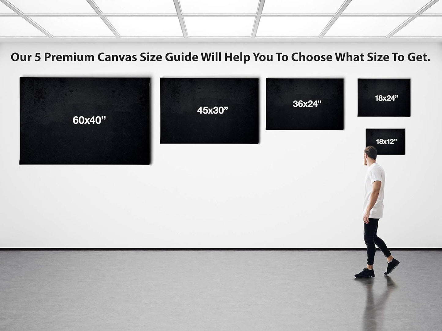 Death Star Inspired Canvas Print Wall Art | Futuristic Space Station Artwork | Smooth Surface Home Decor – Various Sizes (18in x 12in Modern Black Framed)