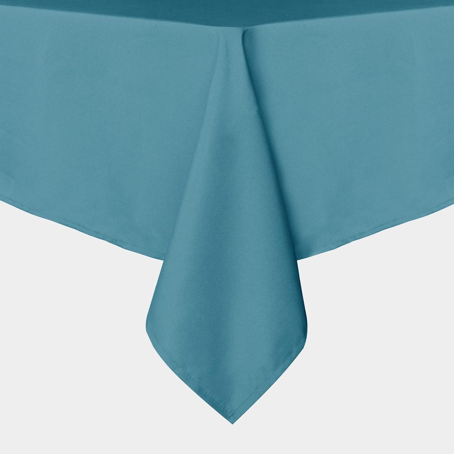 sancua Rectangle Tablecloth - 54 x 108 Inch - Stain and Wrinkle Resistant Washable Polyester Table Cloth, Decorative Fabric Table Cover for Dining Tables, Buffet Parties and Camping, Teal