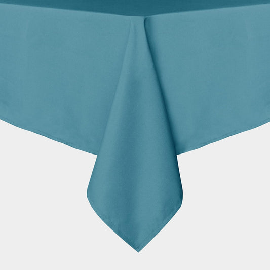 sancua Rectangle Tablecloth - 70 x 120 Inch - Stain and Wrinkle Resistant Washable Polyester Table Cloth, Decorative Fabric Table Cover for Dining Tables, Buffet Parties and Camping, Teal