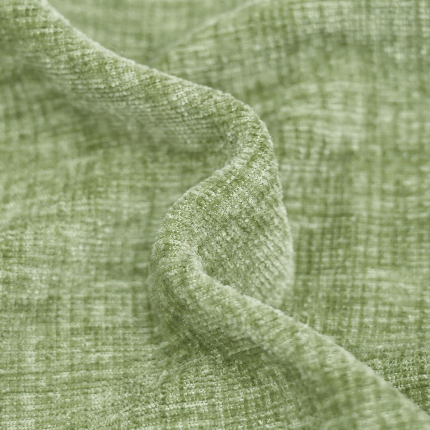 CaliTime Throw Pillow Covers Decorative 20 X 20 Inches Pack of 2 Cozy Chenille Cushion Cases for Couch Sofa Bed Living Room Home Sage Green