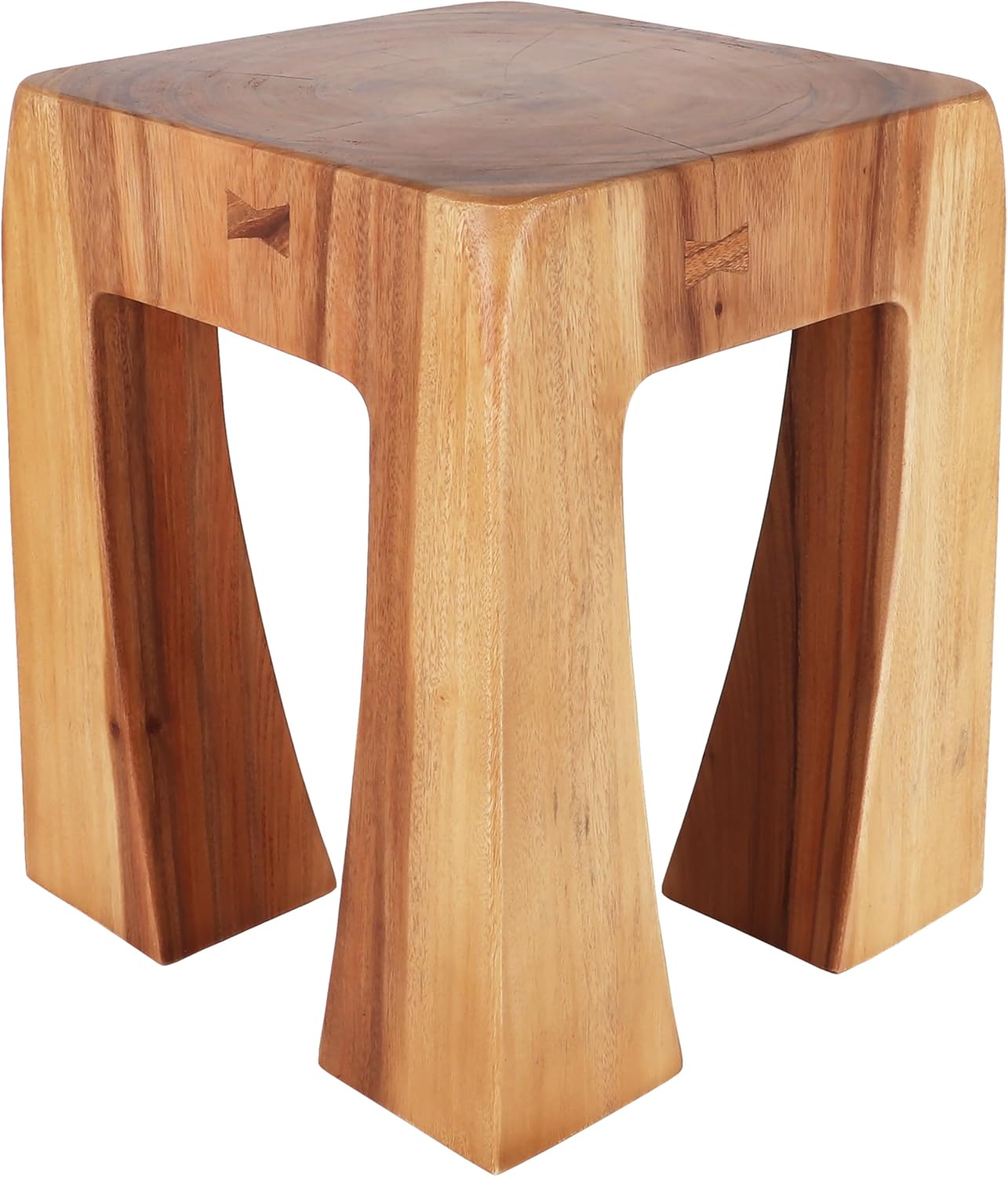 Rutledge & King Wooden End Table - Unique Wooden Side Table - Mid Century Side Table - Small Accent Table - Mid Century Modern