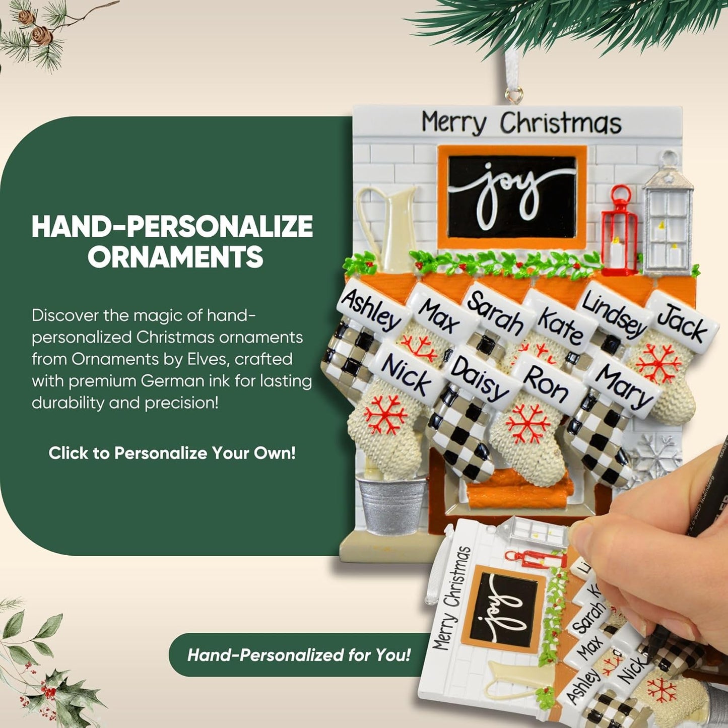 Personalized Fishing Ornament 2022 - Fly Fishing Ornament, 12 Days of Fishmas, Fishing Ornaments for Christmas Tree, Boat Ornament - Gone Fishing - Free Customization