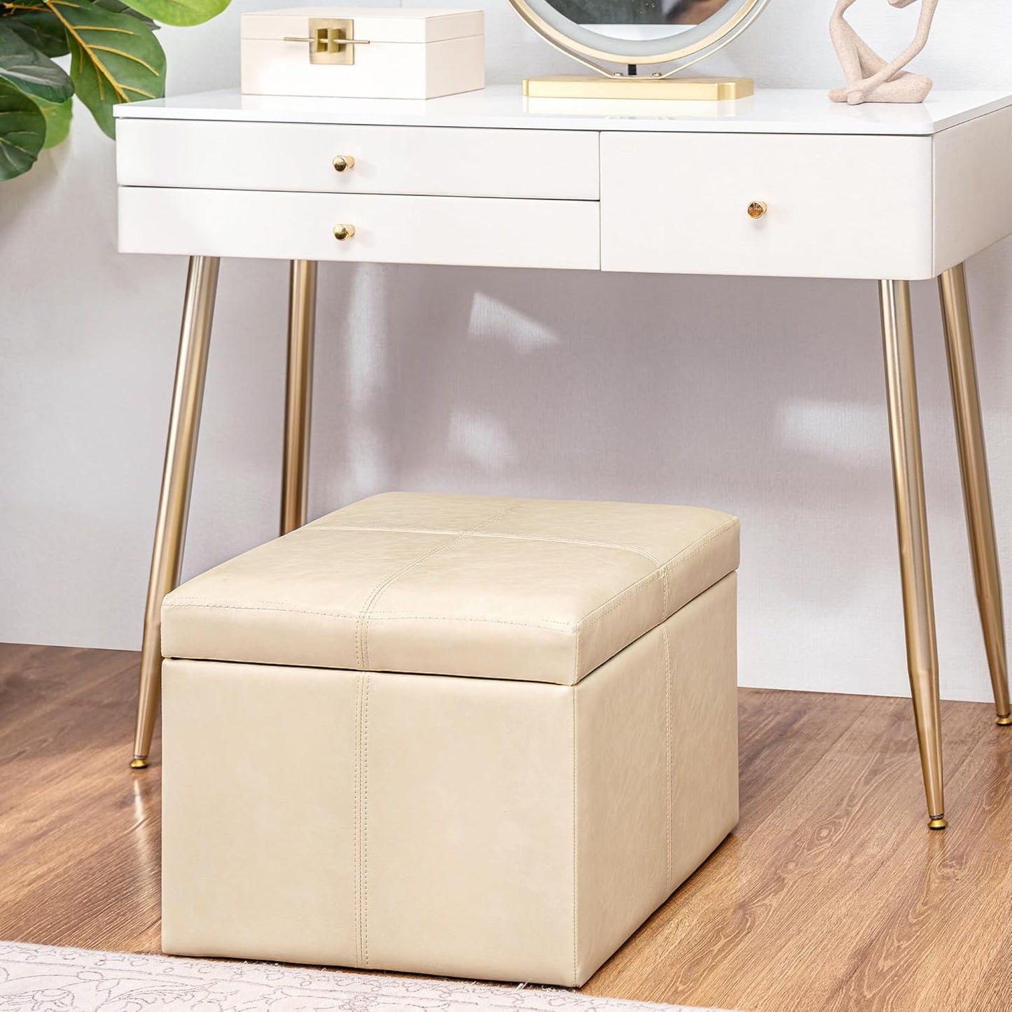Adeco Storage Ottoman
